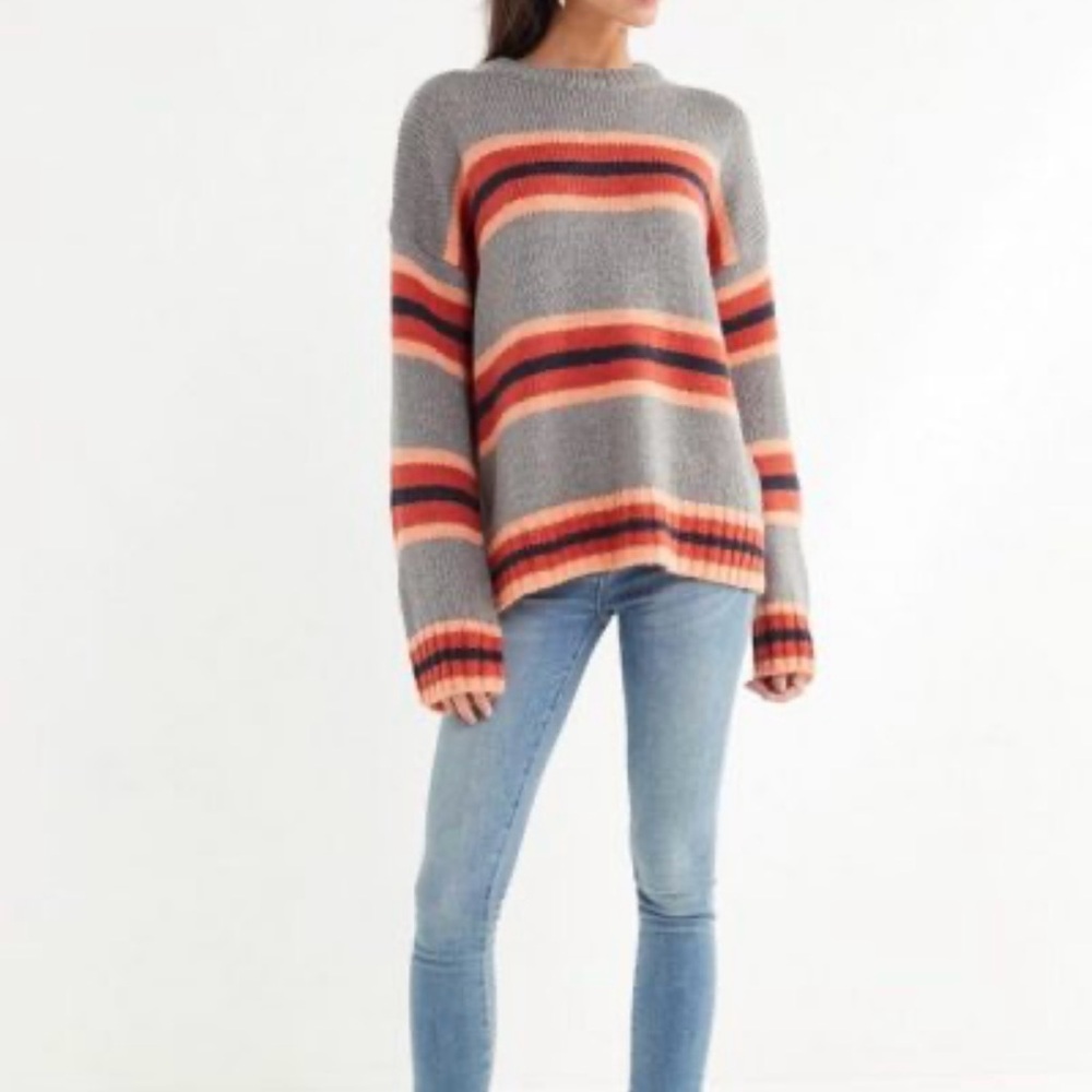 Urban Outfitters Multicolor Striped Bobby Boyfriend Sweater Size Small - Picture 1 of 9